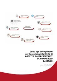 Guida Regionale Agenti e Rappresentanti di commercio - Camera di ...