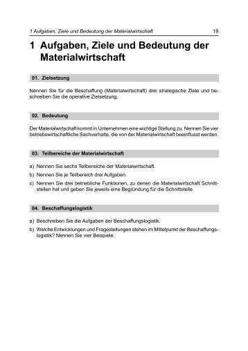 Materialwirtschaft - Krause / Krause, Readingsample