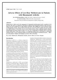 Adverse Effects of Low-Dose Methotrexate in Patients with ... - IJPMR