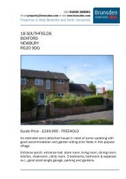 18 southfields boxford newbury rg20 9dg - Brunsden Associates