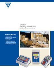 Product Brochure Weighing Terminals GCU - WÃƒÂ–HWA Waagenbau ...