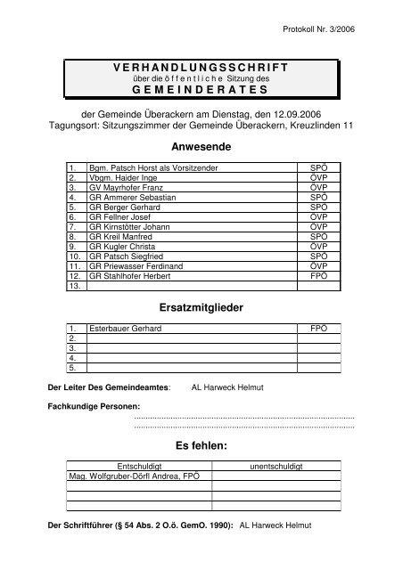 3/2006 - .PDF - der Gemeinde Ãberackern