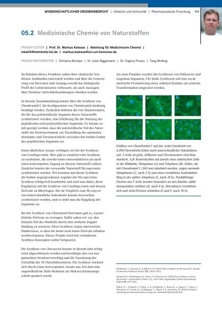 Ergebnisbericht 2010/11 - Helmholtz-Zentrum für Infektionsforschung