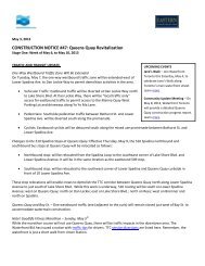 Queens Quay Construction Notice #47 - Waterfront Toronto