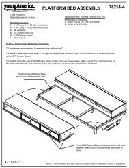 platform bed assembly 78214-44 - Stanley Furniture