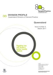 DIVISION PROFILE Queensland - General Practice Queensland