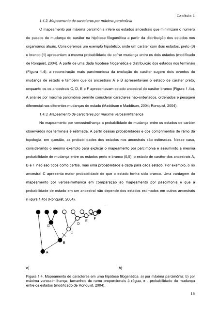 Relações filogenéticas, biogeografia histórica e evolução da ...