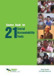 Source book for 21 Social accountability tools