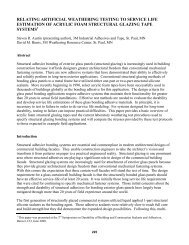 relating artificial weathering testing to service life - PSTC. Pressure ...