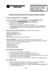 Current Events and General Topics Research Guide - Learning ...