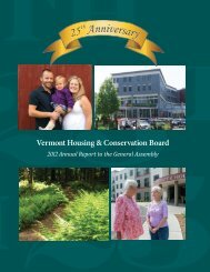 Vermont Housing & Conservation Board - Vermont Legislature