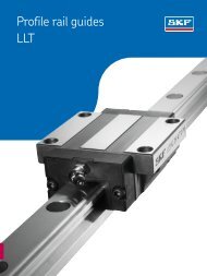 SKF Linear Profile Rail Guides (LLT) - Waikato Bearings