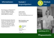 Informationen: - Klinikum Leer