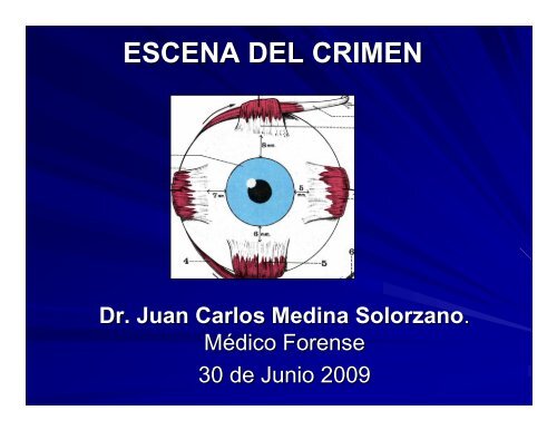 ESCENA DEL CRIMEN - Poder Judicial