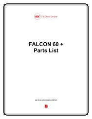 Falcon 60 + parts list