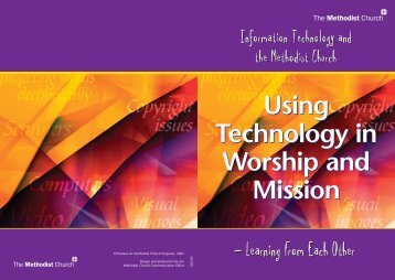 Using Tech in Worship - The Methodist Church of Great Britain