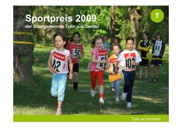 Sportpreis 2009 HSV Langenlebarn - Tulln an der Donau