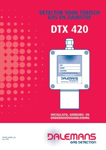 DÃƒÂ©tecteur DTX 420 - Dalemans Gas Detection