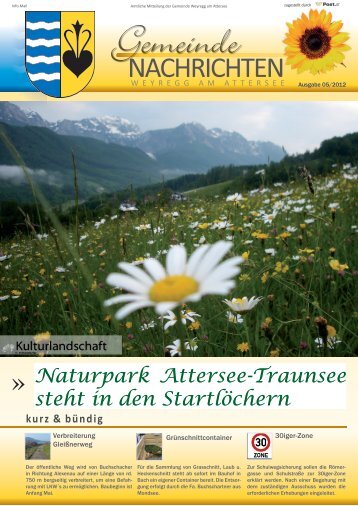 Naturpark Attersee-Traunsee steht in den Startlöchern