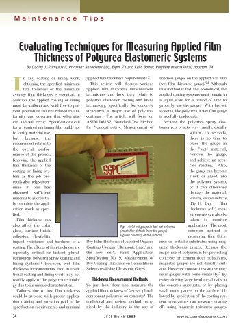 Evaluating Techniques for Measuring Applied Film ... - PaintSquare