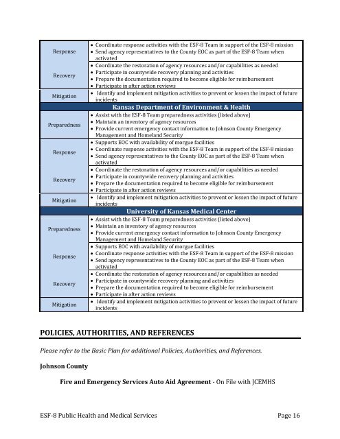 ESF-8 Public Health & Medical Services - jocoem