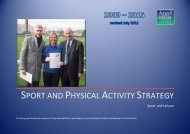 Sport and Physical Activity Strategy - Argyll and Bute Council