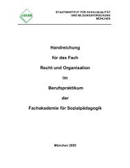 Handreichung fÃ¼r das Fach Recht und Organisation ... - ISB - Bayern