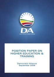 POSITION PAPER ON HIGHER EDUCATION.pdf - Democratic ...