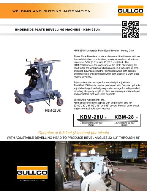 welding and cutting automation - Gullco