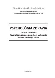 psychologia_zdravia 2009.pdf - Prohuman