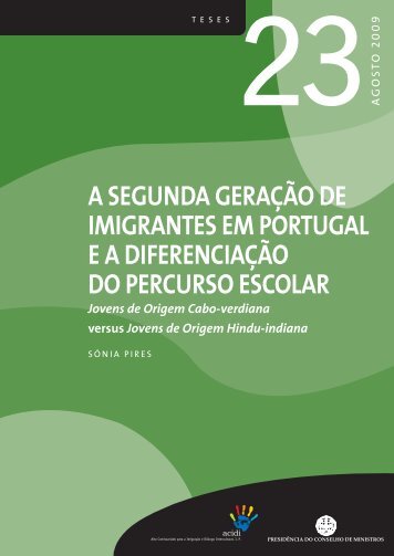 A SEGUNDA GERAÃÃO DE IMIGRANTES EM PORTUGAL EA ...