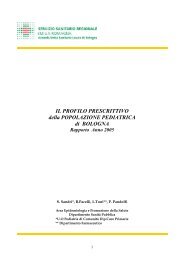 Il profilo prescrittivo della popolazione pediatrica di ... - EpiCentro