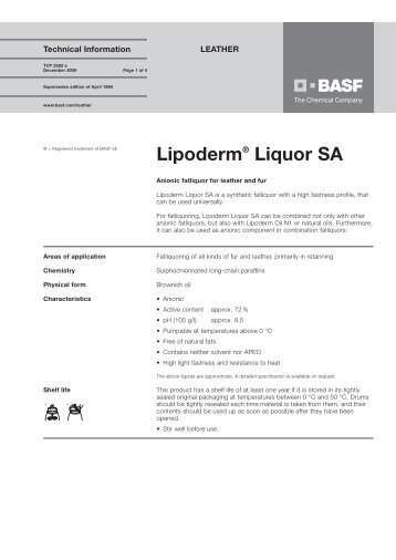 Lipoderm® Liquor SA - Prismadye