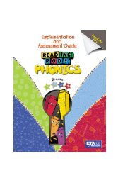 Reading RodsÂ® Phonics Quick Assessment - ETA hand2mind