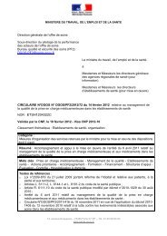 Circulaire n° DGOS/PF2/2012/72 - Circulaires.gouv.fr