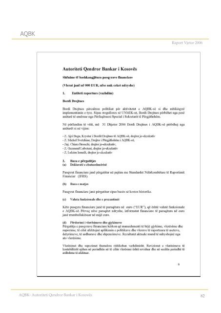 Raporti Vjetor 01 janar 2006 - Banka Qendrore e RepublikÃ«s sÃ« ...