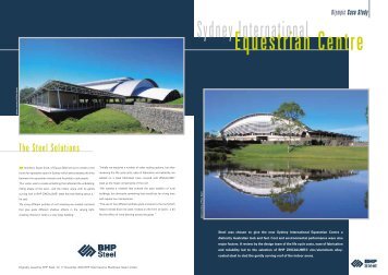 Sydney International Equestrian Centre - BlueScope Steel