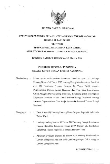 DEWAN ENERGI NASIONAL