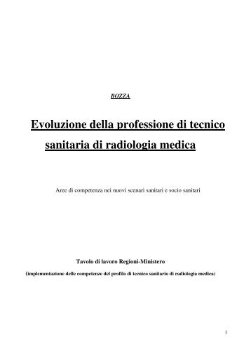 Evoluzione della professione di tecnico sanitaria di radiologia medica