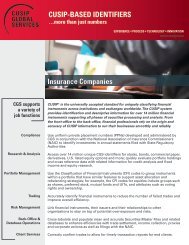 Fact Sheet (PDF) - CUSIP Global Services