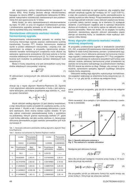 Elektronika 2012-08 I.pdf - Instytut SystemÃ³w Elektronicznych