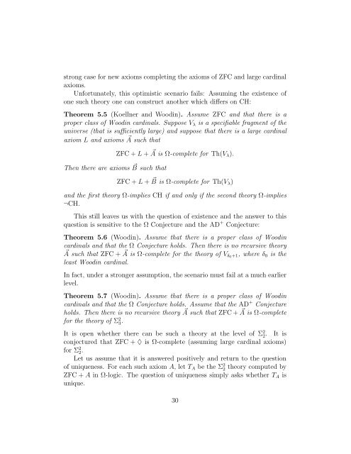 The Continuum Hypothesis - Logic at Harvard