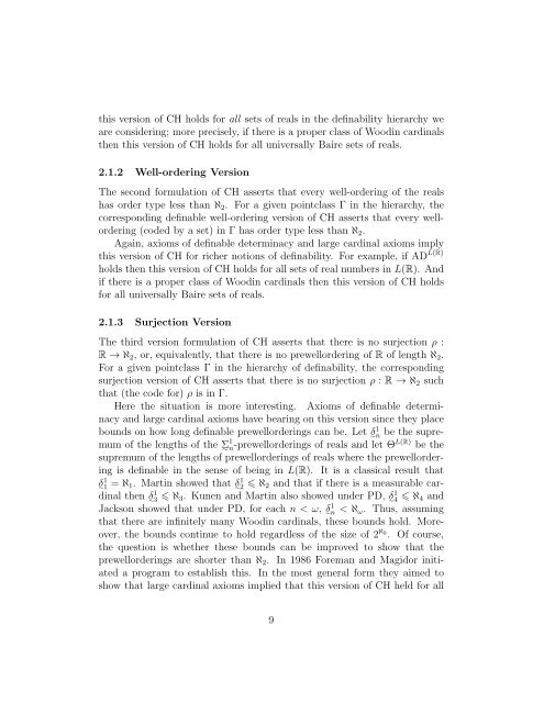 The Continuum Hypothesis - Logic at Harvard