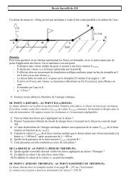 Devoir Surveillé de 1S5 Un skieur de masse m = 80 kg est tiré par ...