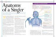 Anatomy of a Singer - dianne spoto ackerman