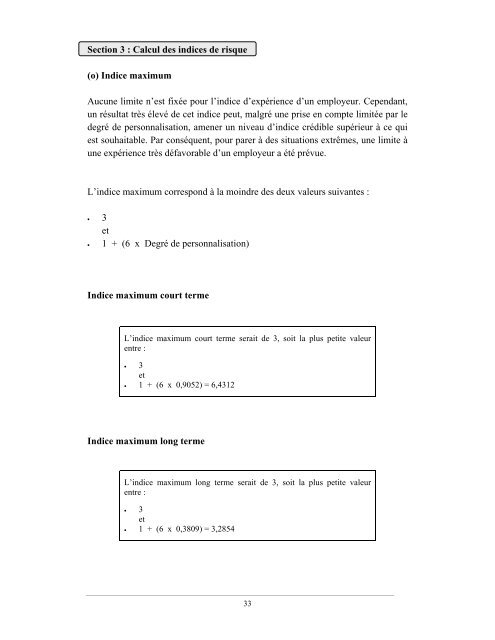 Calcul du taux personnalisÃ© 2013 - CSST