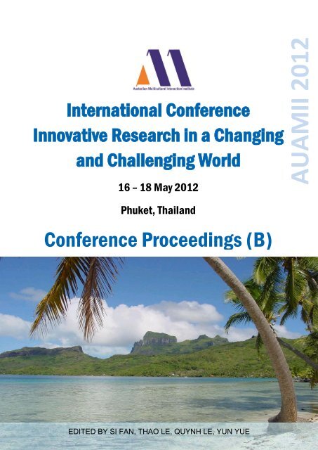Auamii 2012 Australian Multicultural Interaction Institute