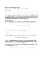 Thermal Expansion Coefficients - Galileo and Einstein