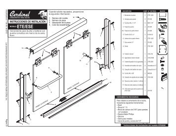 Cardinal - Instrucciones de Instalacion - 23-26 ... - Cardinal Shower