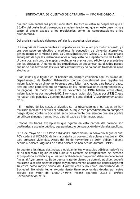 PromociÃ³ Ciutat Vella, SA (PROCIVESA) Ejercicio 1994 Informe 04 ...